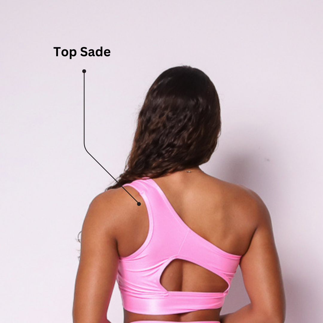 Leggings V-Waist + Top Sade (Candy Pink)