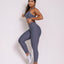 Leggings V-Waist + Top of choice (Slate Grey)