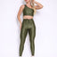 Leggings Scrunch + Top Sade (Seaweed Green)