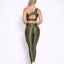 Leggings Scrunch + Top Sade (Seaweed Green)