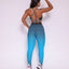 Leggings Scrunch + Top Ayo (Blue Sky)