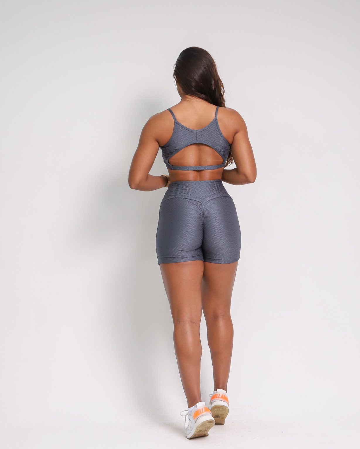 Shorts Scrunch + Top of Choice (Slate Grey)