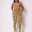 Leggings Scrunch + Top of choice (Gold Zebra)