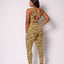 Leggings Scrunch + Top of choice (Gold Zebra)