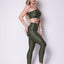 Leggings with Pockets + Top Sade (Seaweed Green)