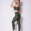 Leggings with Pockets + Top Sade (Seaweed Green)