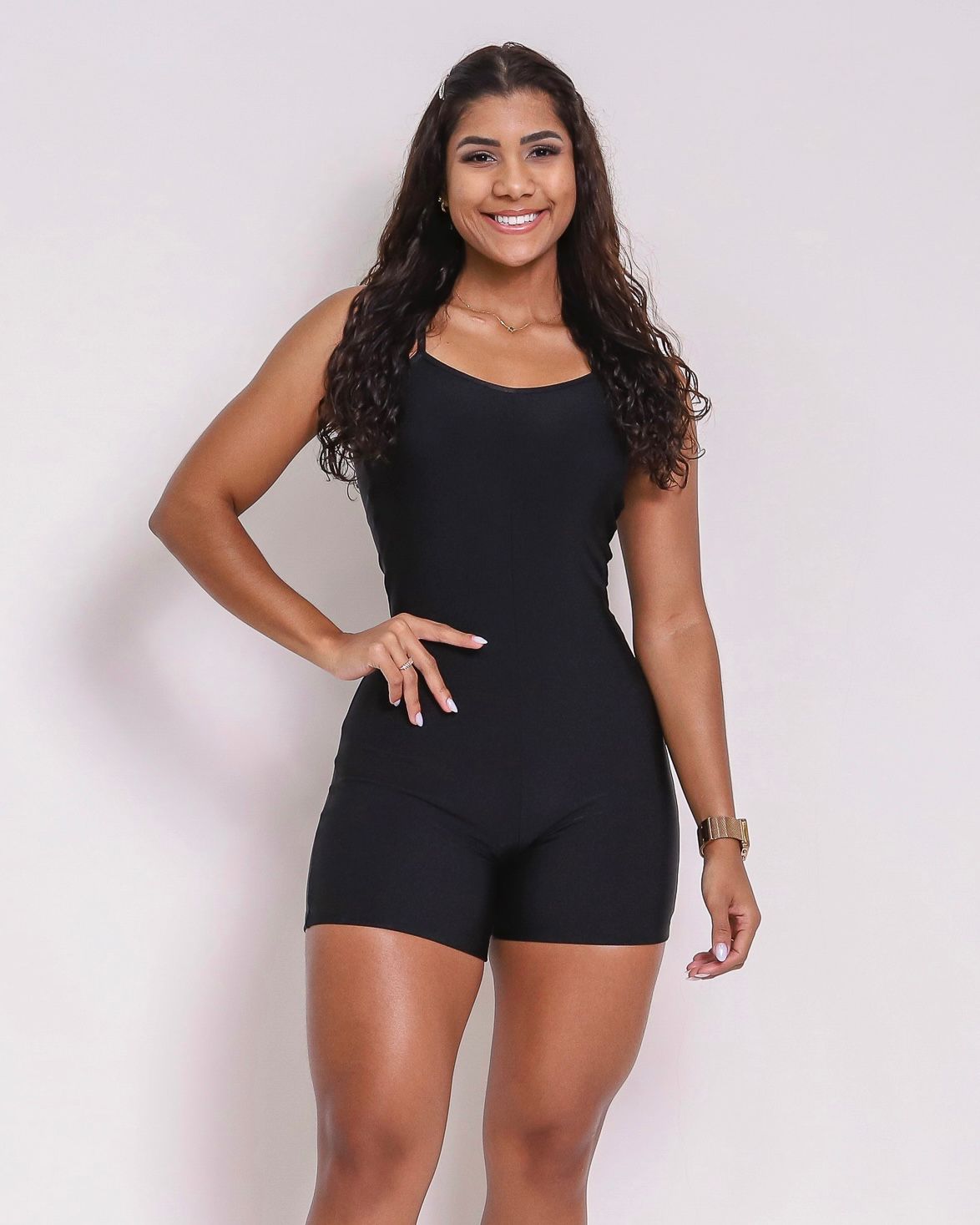 Short Bodysuit Classic (Black)