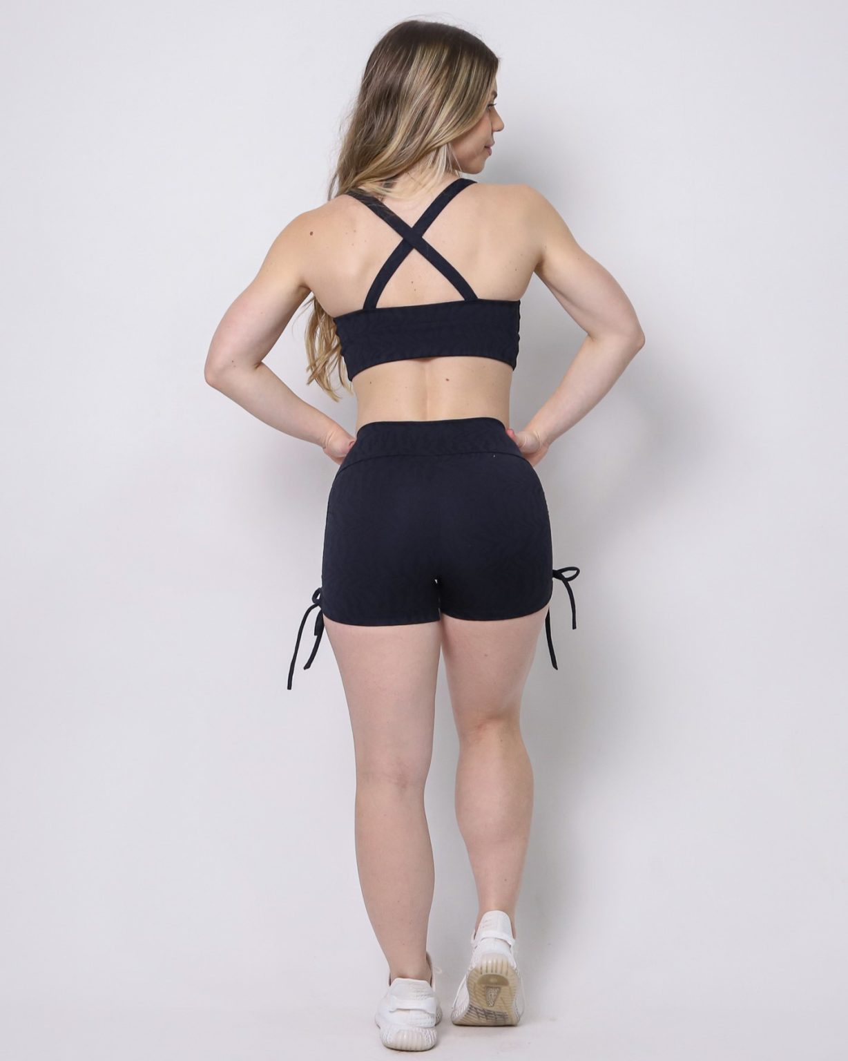 Shorts Scrunch + Top of Choice (Black)